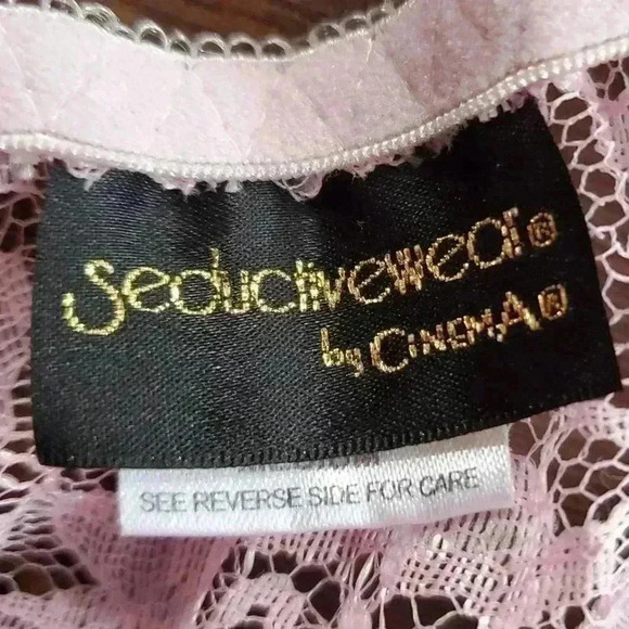 Pink Lingerie Babydoll Negligee - M - Picture 4 of 11